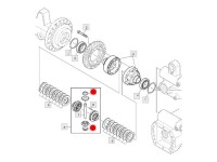 SAIBA PINION DIFERENTIAL FATA John Deere