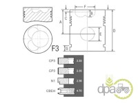 PISTON+SEGMENTI MOTOR Ford