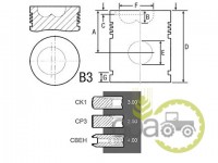 PISTON+SEGMENTI MOTOR Same