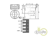 PISTON+SEGMENTI MOTOR Deutz