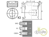 PISTON+SEGMENTI MOTOR Deutz