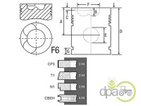 PISTON+SEGMENTI MOTOR Same