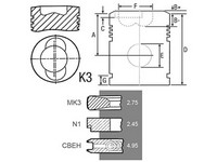 PISTON+SEGMENTI MOTOR Deutz