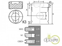 PISTON+SEGMENTI MOTOR Deutz