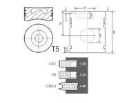 PISTON+SEGMENTI MOTOR R1 Ford