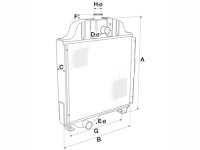 RADIATOR Massey Ferguson
